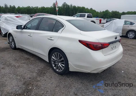 2018 Infiniti Q50 3.0T Luxe from USA, damaged, VIN JN1EV7AR7JM445233